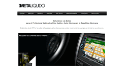 Desktop Screenshot of metaliquido.com