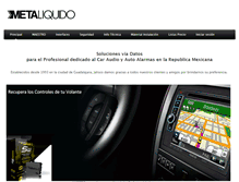 Tablet Screenshot of metaliquido.com